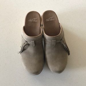 Size 40 Dansko clogs.